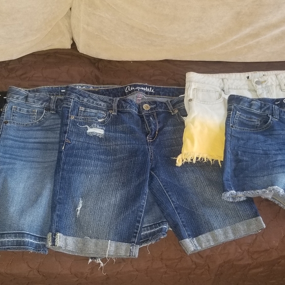 Bundle if 5 denim Shorts Girls Size XL 14/16 - Picture 6 of 7